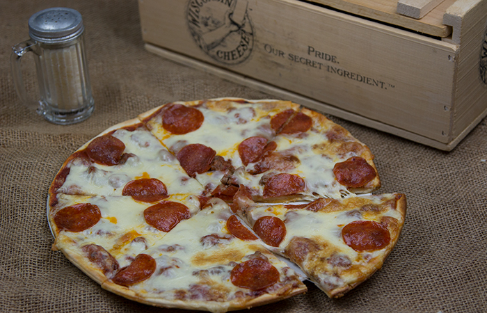 Sausage and Pepperoni Pizza from Dina Mia Kitchens, Iron River, MI